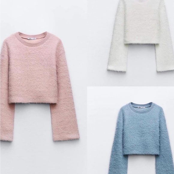 Zara fuzzy sweater - Picture 2 of 8